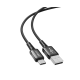 Кабель Acefast C1-04 USB-A to Type-C 15W 3A 1.2м black PLS-00-00101582