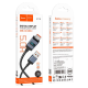 Кабель Hoco X118 USB-A to Type-C з дисплеєм 15W 3A 1м black PLS-00-00154610