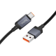 Кабель Hoco X118 USB-A to Type-C з дисплеєм 15W 3A 1м black PLS-00-00154610
