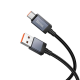 Кабель Hoco X118 USB-A to Type-C з дисплеєм 15W 3A 1м black PLS-00-00154610