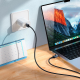 Кабель Hoco X118 USB-A to Type-C з дисплеєм 15W 3A 1м black PLS-00-00154610