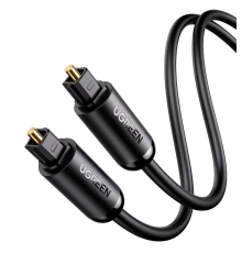 Audio кабель AUX Ugreen AV122 S PDIF male to S PDIF male, Toslink 2м black PLS-00-00173860