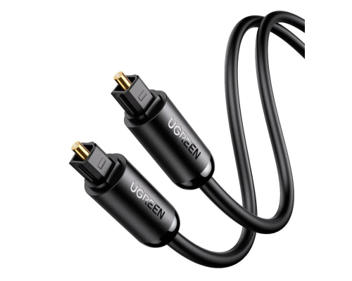 Audio кабель AUX Ugreen AV122 S PDIF male to S PDIF male, Toslink 2м black PLS-00-00173860