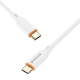 Кабель Proove Jelly Silicone Type-C to Type-C 60W 3A 1м white PLS-00-00112693