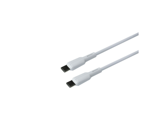 Кабель Ridea RC-M221 Prima Type-C to Type-C 60W 3A 1м white PLS-00-00104448