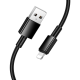Кабель Hoco X119 USB-A to Lightning 12W 2.4A 1м black PLS-00-00146898