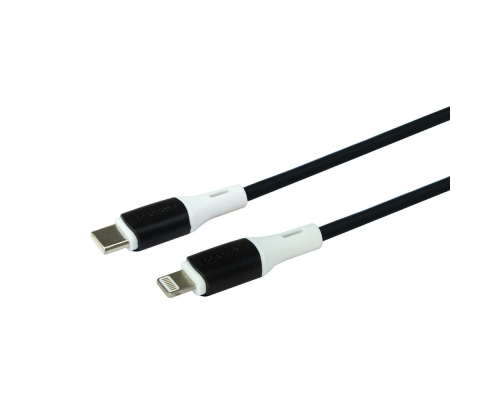Кабель Borofone BX79 Silicone Type-C to Lightning 20W 2.4A 1м black PLS-00-00122957
