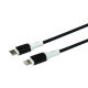 Кабель Borofone BX79 Silicone Type-C to Lightning 20W 2.4A 1м black PLS-00-00122957