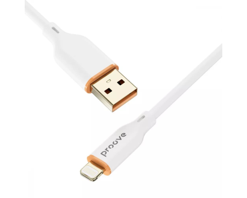 Кабель Proove Jelly Silicone USB-A to Lightning 12W 2.4A 1м white PLS-00-00134482