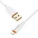 Кабель Proove Jelly Silicone USB-A to Lightning 12W 2.4A 1м white PLS-00-00134482
