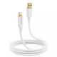 Кабель Proove Jelly Silicone USB-A to Lightning 12W 2.4A 1м white PLS-00-00134482