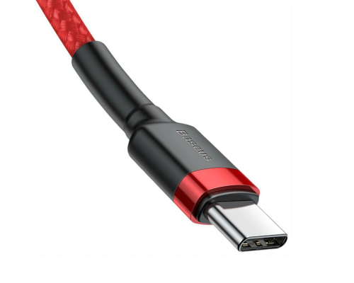 Кабель Baseus Cafule Type-C to Type-C 60W 3A 1м (CATKLF-G09) red PLS-00-00079845
