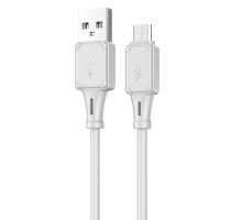 Кабель Hoco X101 USB-A to Micro USB 12W 2.4A 1м gray PLS-00-00141103