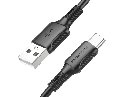 Кабель Borofone BX80 USB-A to Type-C 2.4A 1м black PLS-00-00128720
