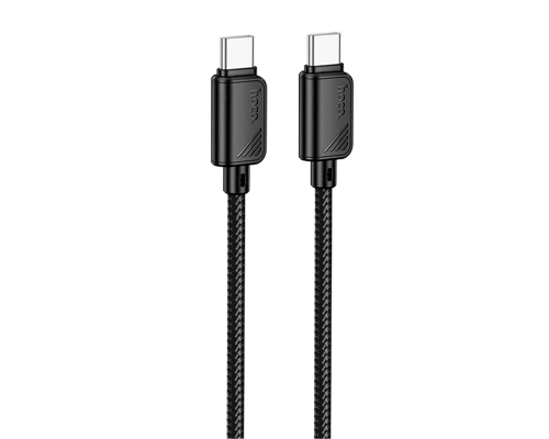 Кабель Hoco X113 Beneficio Type-C to Type-C 60W 3A 1м black PLS-00-00139275