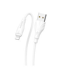 Кабель Borofone BX18 USB-A to Lightning 12W 2.4A 3м white PLS-00-00124113