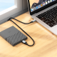 Мультимедійний кабель Hoco US10 Type-C to Micro USB3.0 5Gbit/s 0.5м black PLS-00-00135579