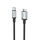 Мультимедійний кабель Hoco US10 Type-C to Micro USB3.0 5Gbit/s 0.5м black PLS-00-00135579