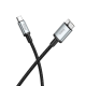 Мультимедійний кабель Hoco US10 Type-C to Micro USB3.0 5Gbit/s 0.5м black PLS-00-00135579