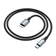 Мультимедійний кабель Hoco US10 Type-C to Micro USB3.0 5Gbit/s 0.5м black PLS-00-00135579