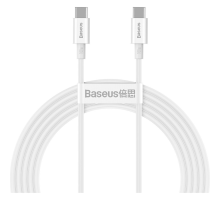 Кабель Baseus Superior Series Fast Charging Type-C to Type-C 100W 5A 1м white PLS-00-00082230