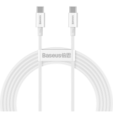 Кабель Baseus Superior Series Fast Charging Type-C to Type-C 100W 5A 1м white PLS-00-00082230