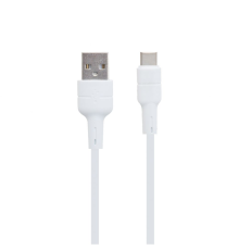Кабель Borofone BX30 Silicone USB-A to Type-C 15W 3A 1м white PLS-00-00052906