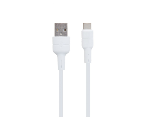 Кабель Borofone BX30 Silicone USB-A to Type-C 15W 3A 1м white PLS-00-00052906
