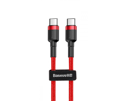 Кабель Baseus Cafule Type-C to Type-C 60W 3A 1м (CATKLF-G09) red PLS-00-00079845