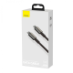 Кабель Baseus Tungsten Gold Type-C to Type-C 100W 5A 2м black PLS-00-00061062