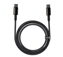 Кабель Baseus Tungsten Gold Type-C to Type-C 100W 5A 2м black PLS-00-00061062