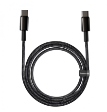 Кабель Baseus Tungsten Gold Type-C to Type-C 100W 5A 2м black PLS-00-00061062