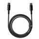 Кабель Baseus Tungsten Gold Type-C to Type-C 100W 5A 2м black PLS-00-00061062