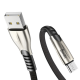 Кабель Avantis AC60m Zinc Alloy USB-A to Micro USB 12W 2.4A 1м black PLS-00-00091462