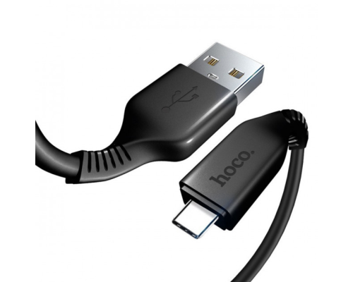 Кабель Hoco X20 Flash USB-A to Type-C 1м black PLS-00-00050468