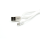 Кабель Remax RC-015м USB-A to Micro USB 1м white PLS-00-00028905