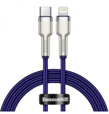 Кабель Baseus Cafule Metal Type-C to Lightning 20W 2.4A 1м (CATLJK-A05) purple PLS-00-00061032