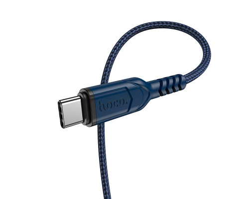Кабель Hoco X59 USB-A to Type-C 12W 2.4A 1м blue PLS-00-00071195