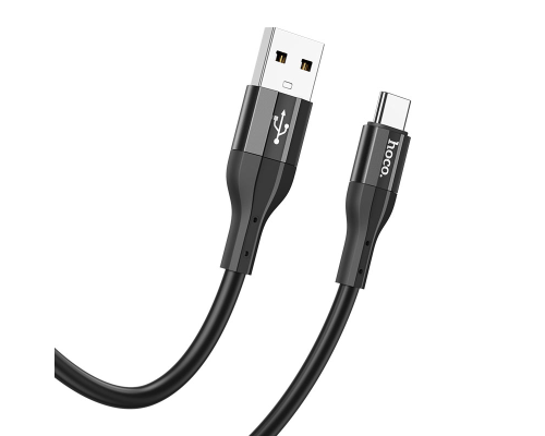Кабель Hoco X72 USB-A to Type-C 15W 3A 1м black PLS-00-00091666