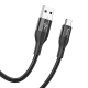 Кабель Hoco X72 USB-A to Type-C 15W 3A 1м black PLS-00-00091666
