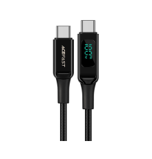 Кабель Acefast C6-03 Type-C to Type-C 100W 5A 2м black PLS-00-00101584