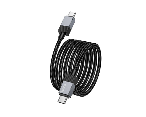 Кабель Hoco X110 Honorific Type-C to Type-C 60W 3A 1м black PLS-00-00139633