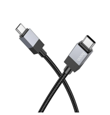Кабель Hoco X110 Honorific Type-C to Type-C 60W 3A 1м black PLS-00-00139633