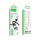 Кабель Hoco X110 Honorific Type-C to Type-C 60W 3A 1м black PLS-00-00139633