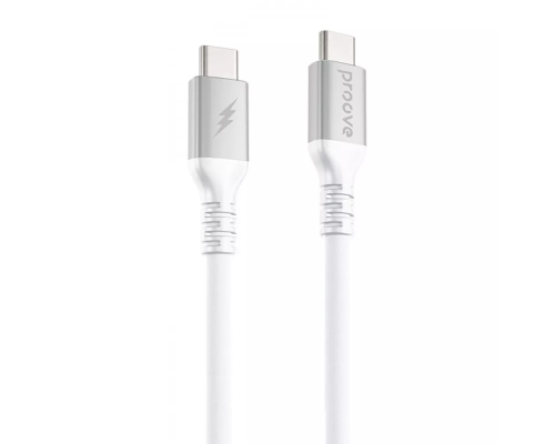 Кабель Proove ReGen Silicone Type-C to Type-C 60W 3A 1м white PLS-00-00149424