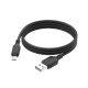 Кабель Hoco X90 Cool silicone USB-A to Micro USB 12W 2.4A 1м black PLS-00-00114869