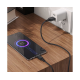 Кабель Hoco X90 Cool silicone USB-A to Micro USB 12W 2.4A 1м black PLS-00-00114869
