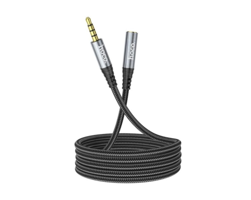 Audio кабель AUX Hoco UPA20 3.5мм 2м silver PLS-00-00088659
