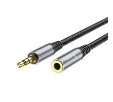 Audio кабель AUX Hoco UPA20 3.5мм 2м silver PLS-00-00088659