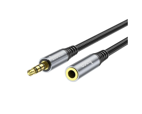 Audio кабель AUX Hoco UPA20 3.5мм 2м silver PLS-00-00088659